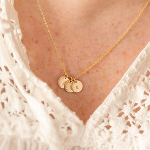 Double Disc Necklace - 3/8"