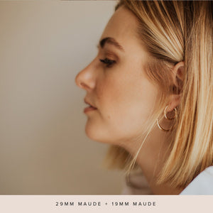 Maude Hoop Earrings