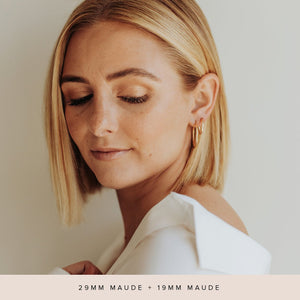 Maude Hoop Earrings
